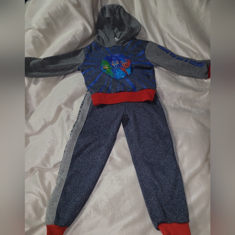 PJ Mask Boy's Hooded Sweat Suit